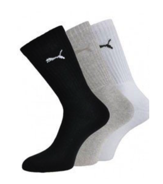 PUMA Unisex Short Crew Socks