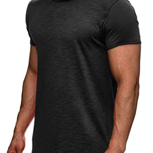 S!RPREME Herren T-Shirt Kurzarm Basic Longshirt Oversize