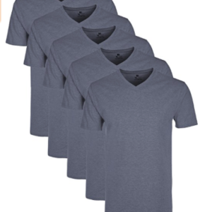 Lower East Herren T-Shirt mit V-Ausschnitt, 5er Pack